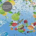 thumbnail image 6 of Summer Shower Curtain Cool Fruit Shower Curtains for Bathroom Colorful Shower Curtain Fruit Bathroom Decor with Hooks Waterproof Polyester Fabric 72x72 in, 6 of 6