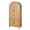 Oak + MDF+2, variant on DIANJIE 71 Oak Arched Storage Cabinet 4 Rattan Door Modern Farmhouse Pantry with Adjustable Shelves