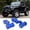 Blue, variant on YAHHU 2 Sets Gear Shift Lever Knob Cover Kit Replacement for Jeep Wrangler JK JKU 2011-2018 Blue (10.23 inches / 26 cm)