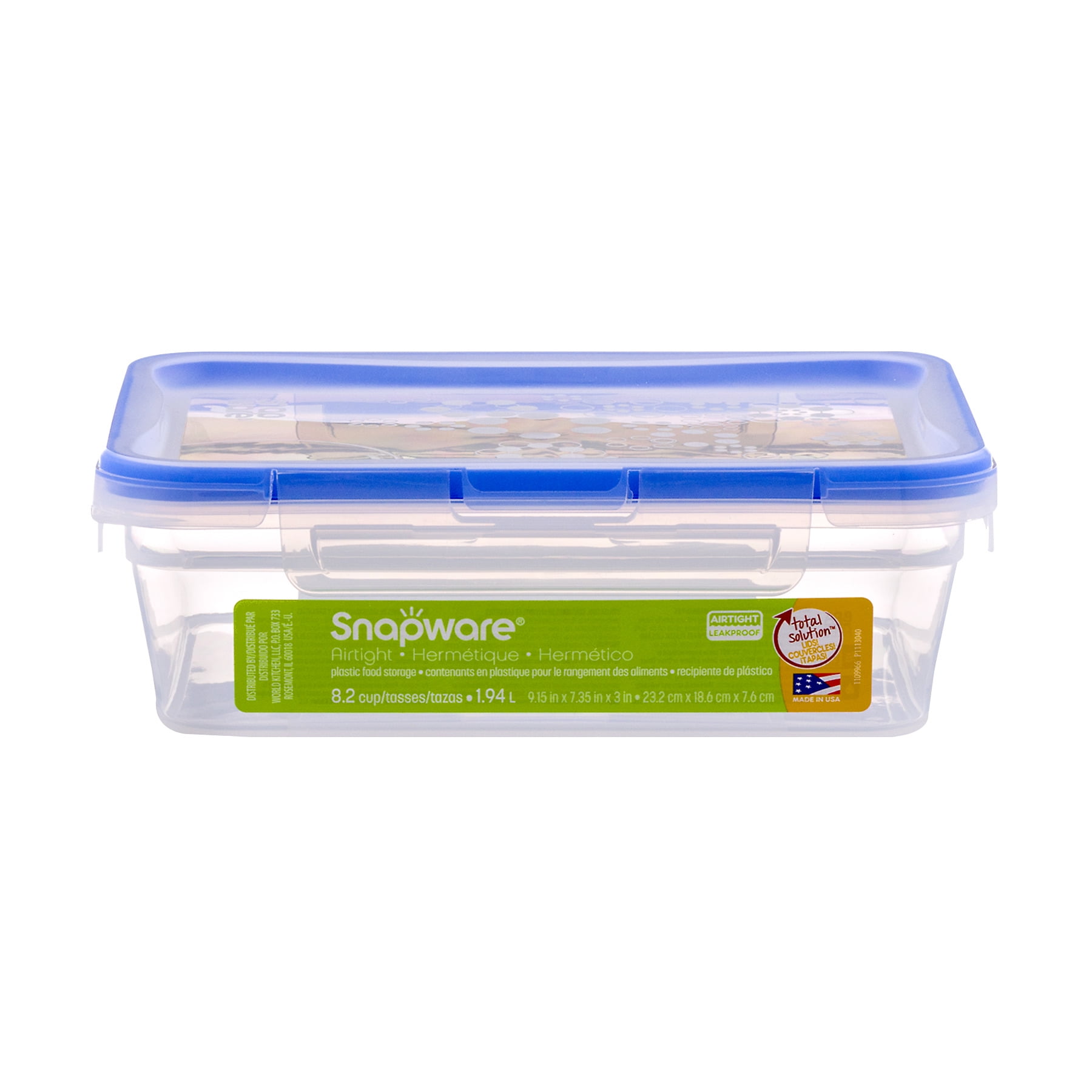 Snapware Total Solution 8 2 Cups Plastic Container 1 Snapware Total Solution 8 2 Cups
