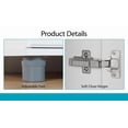thumbnail image 3 of Kendall 16" Stackable Storage Cabinet, White, 3 of 9