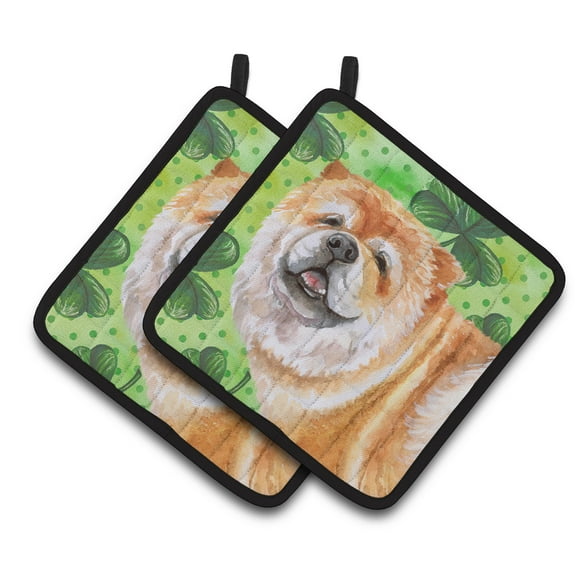 Cane Corso St Patrick's Pair of Pot Holders