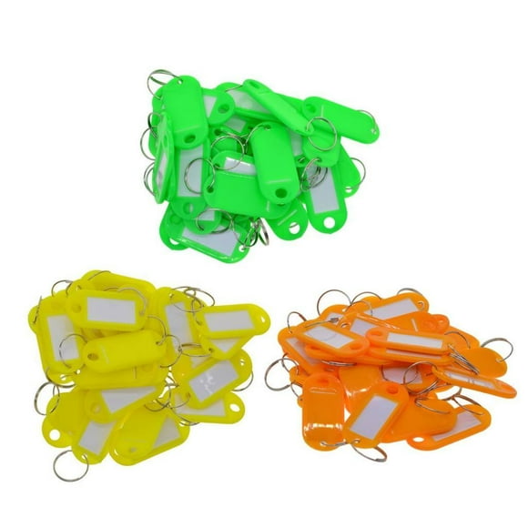 lionlar 150Pcs 3 Colors Key Tags Luggage Card Label Window Keychain Key Identifiers