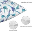 thumbnail image 3 of Fuzoiu Cool Giraffe Print Square Pillow Cover,Hidden Zipper Design,Luxury Square Pillow Case, Throw Pillow,Couch Cushion-22"x22", 3 of 7