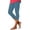 Red -AM15, variant on Capri Pants for Women Elastic Waist Cropped Yoga Pants Lightweight Soft Workout Lounge Capri Leggings with Pockets Red S