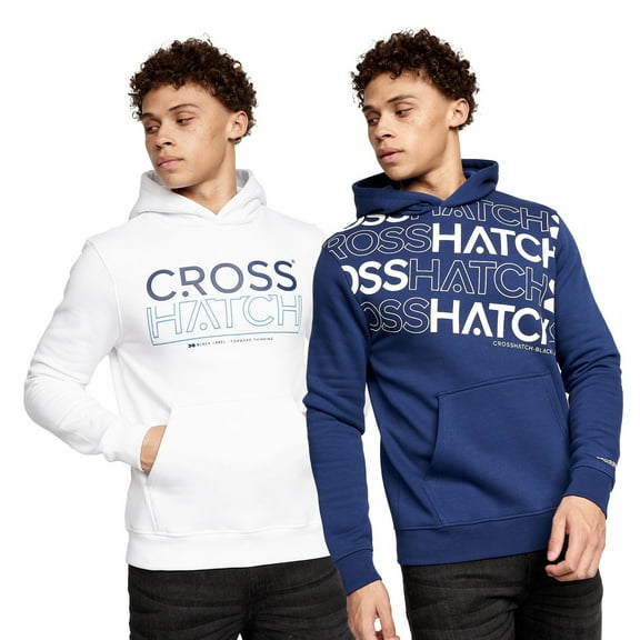 Crosshatch Mens Hensal Hoodie (Pack of 2)