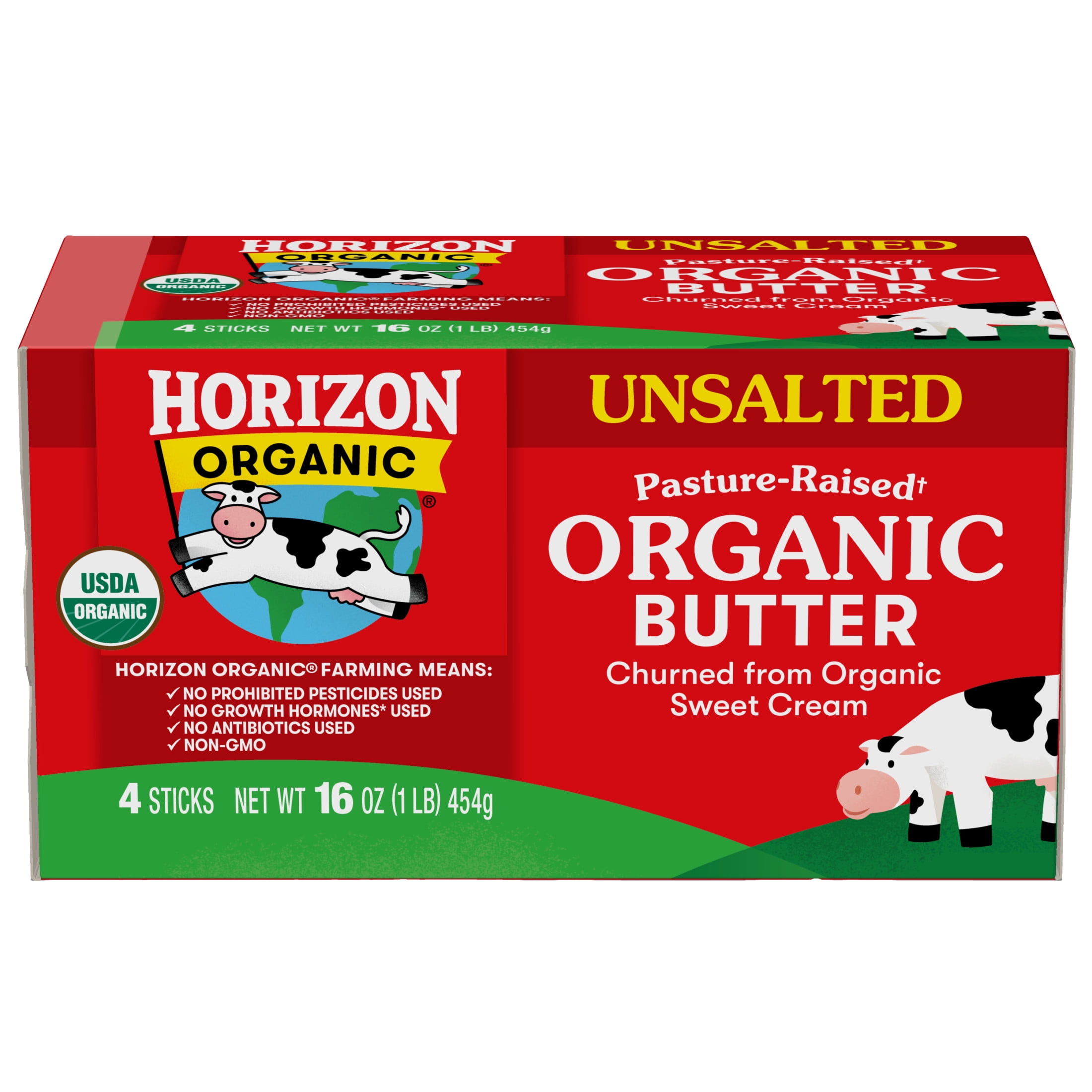 Horizon Organic Unsalted Butter Sticks, 16 oz, 4 Sticks​