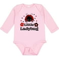 thumbnail image 3 of Inktastic Little Ladybug with Flowers Boys or Girls Long Sleeve Baby Bodysuit, 3 of 5