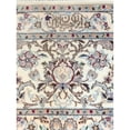 thumbnail image 7 of Pasargad Home 101" x 138" Hand-Knotted Silk & Wool Area Rug in Black/Ivory, 7 of 7