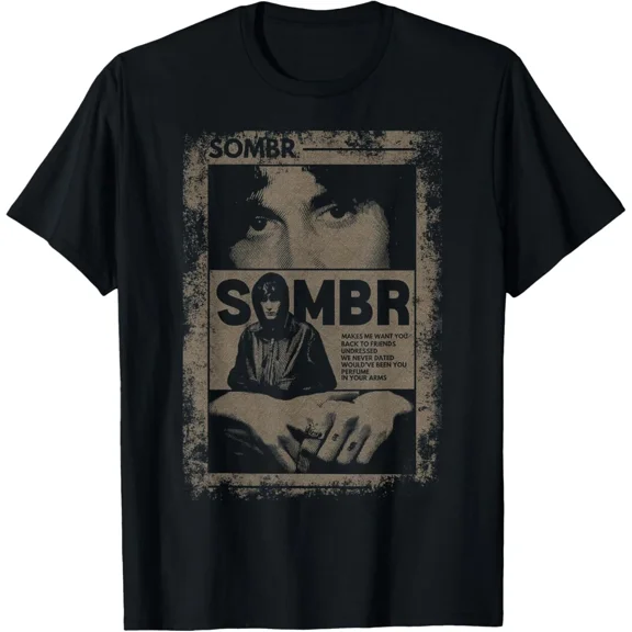 Sombr Unisex T-shirt, Vintage Rock Concert Apparel