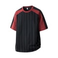 thumbnail image 2 of Baseball T Shirts for Men Short Sleeve Crewneck Tees Tops Mens Casual Color Block Pullover Slim Breathable Athletic Workout Tshirts Shirt, 2 of 4