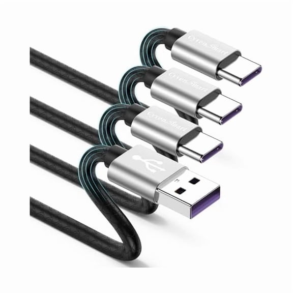 [3Pack 6ft]Usb A to Usb Type C Charging Cable Compatible with Samsung Galaxy S10 S9 Plus Charger C Cord(3A Fast Charging),TPE Usbc Cord for iPhone 17 16 15 Pro Max Samsung A32/A12/A10e/A20/A51