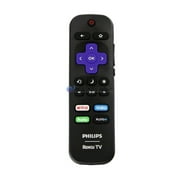Genuine Philips 101018E0016 Smart TV Remote Control with ROKU Built-in