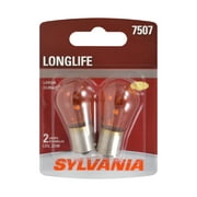 Sylvania 7507 Long Life Automotive Mini Bulb, Pack of 2.