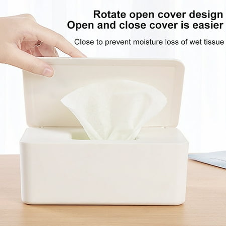 fashionhome Baby Tissue Box with Lid Paper Dispenser Container Napkin ...