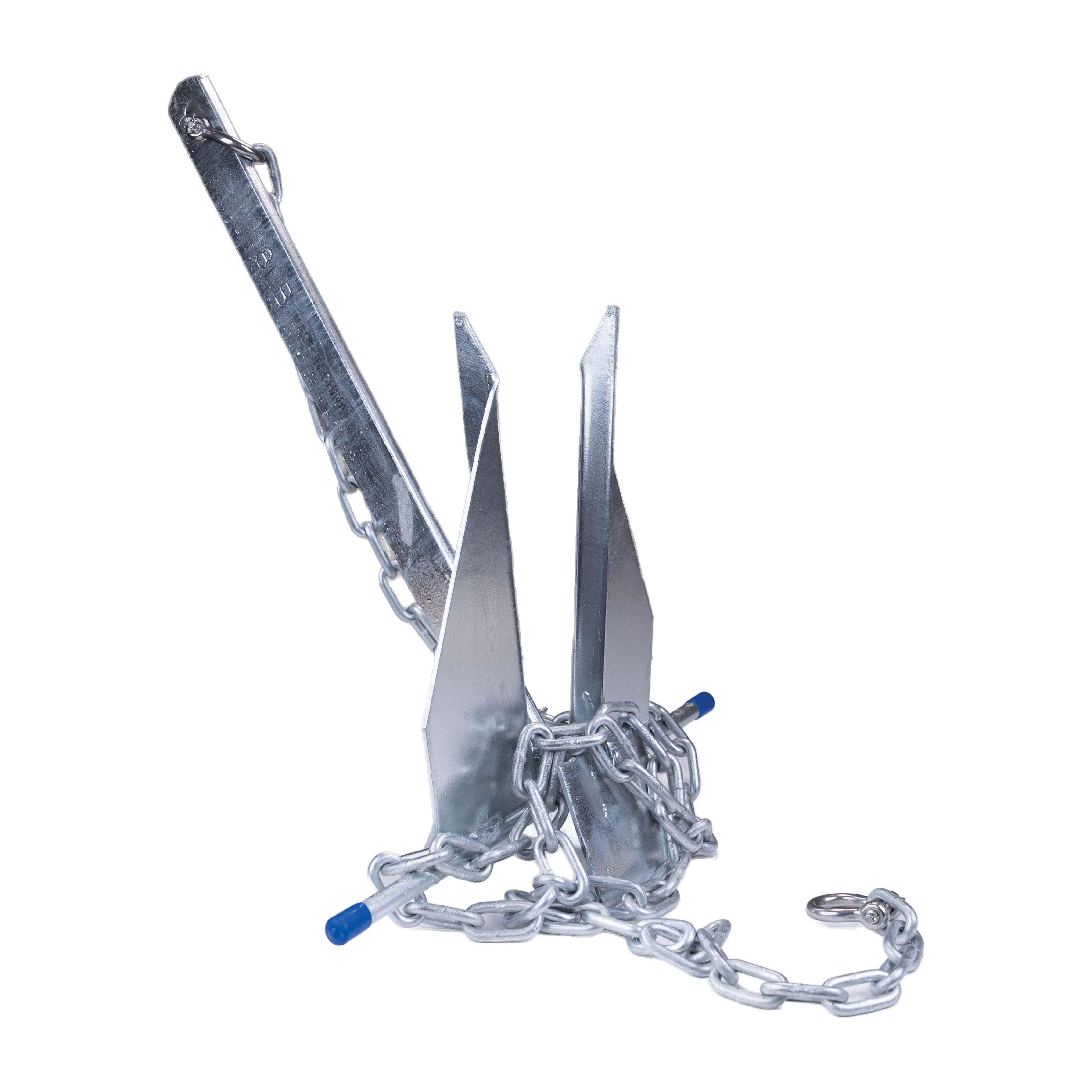 Ozark Trail Galvanized Steel Fluke Anchor Kit, 8 lb