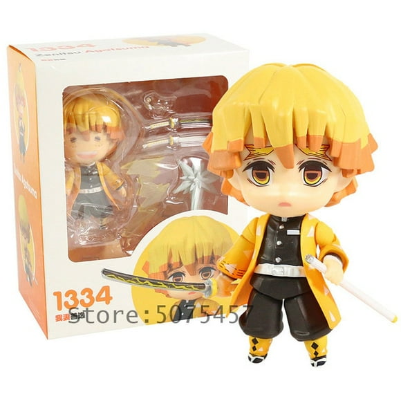Demon Slayer Anime Figure #1408 Tomioka Giyuu Action Figure Kimetsu No Yaiba Agatsuma Zenitsu/Kamado Nezuko Figurine Doll Toys