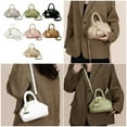 thumbnail image 2 of Women Shoulder Bag Commuting Bag PU Leather Handbag Kiss Lock Crossbody Bag, 2 of 20