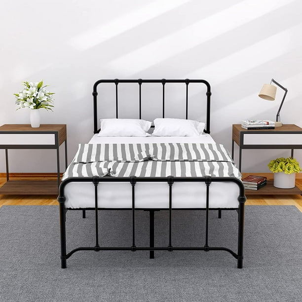 Metal Bed Frame Twin Size 12 Inch, Twin Bed Frame Width Inches