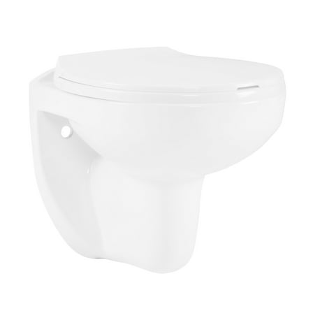 Barclay Elongated Wall Hung Toilet Bowl Only In Glossy White