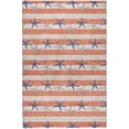thumbnail image 2 of Addison Rugs Dream Shag Premium Machine Washable Transitional Starfish Coral Rectangle Rug, 5' x 7'6", 2 of 8