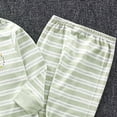 thumbnail image 5 of 18-24 Months Girls Long Sleeve Pajama Set Toddler Baby Girl Fall Winter Clothes 2T 3T 4T 5T Outfits Long Sleeve Knitted Cotton Tops Pants Clothes Set Toddler Gift 3 6 12 18 24 Months,Green, 5 of 5