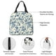 thumbnail image 4 of Easygdp Vintage Blue Floral Bolsa Térmica Premium - Tela Oxford Impermeable, Gran Capacidad, Bolsillo Frontal, Unisex para Trabajo, Escuela, Actividades al Aire Libre y Picnics, 4 of 8