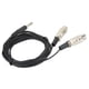 thumbnail image 4 of Cable de sonido estéreo de 3 metros, doble XLR hembra a 6,35 mm, cable macho de 3 pines para mezclador de instrumentos musicales, 4 of 8