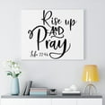 thumbnail image 2 of Scripture Walls  Up And Pray Luke 22:46 Bible Verse Canvas Christian Wall Art Ready to Hang Unframed, 2 of 12