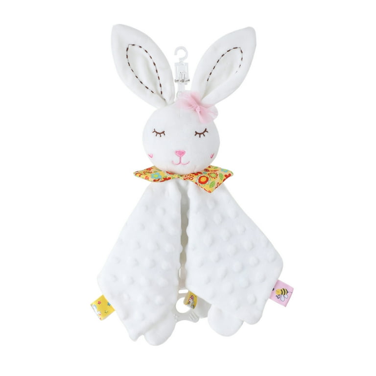 Newborns Sleeping Soothing Towel Cute Animal Plush Toys Rattle