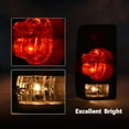 thumbnail image 6 of PIT66 Tail Lights Rear Brake Lamps Clear Lens Black Housing Left+Right w/Bulbs Fit for Toyota Hilux Pickup Truck 1989-1995, 6 of 9