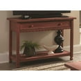 thumbnail image 7 of Alaterre Furniture Country Cottage Media/Console Table, Red Antique Finish, 7 of 7
