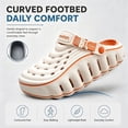 thumbnail image 6 of Knivor Garden Clogs for Men Sporty Foam Runner EVA Cloud Slides with Massage Footbed Lightweight Non Slip Breathable Outdoor Indoor Beach Shower Garden Water Shoes, 6 of 9