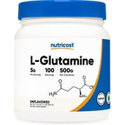 Nutricost L-Glutamine Powder (500 G) 100 Servings - Intra-Workout Supplement