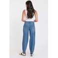 thumbnail image 5 of Royalty For Me Women's High Rise Seamed Barrel Jeans, 5 of 14