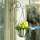 thumbnail image 4 of Cesta de flores de hierro montada en la pared moderna de estilo europeo, decoración de pared, cesta colgante, estante de flores, estante colgante de Metal para flores, 4 of 6