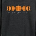 thumbnail image 3 of Instant Message - Pumpkin Harvest Moon - Women's Lightweight French Terry Long Sleeve Shirt, 3 of 6