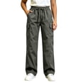 thumbnail image 3 of LIaqionyy Hiking Cargo Pants for Womens Lightweight Waterproof High Waist Outdoor Joggers Trousers with Pockets, 3 of 6