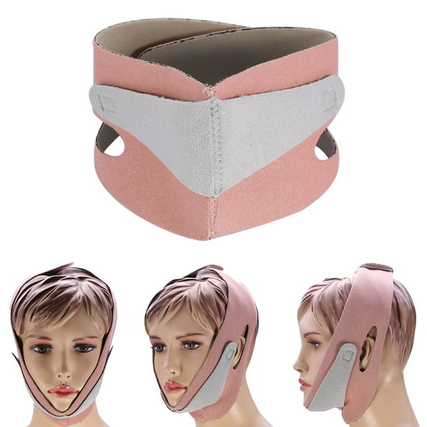 1 Pcs V Face Shaper, Mascarilla para Adelgazar, Cinturón De Levantamiento De Mejillas, Anti For Fajas Reductoras Ronquidos, Libre De Barbilla Doble Máscara de adelgazamiento Spptty cuidado personal