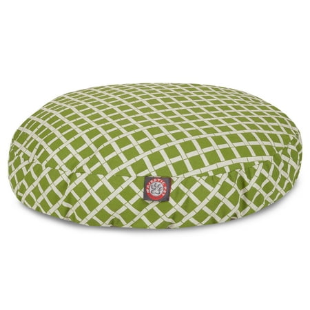 UPC: 0788995510031 | Majestic Pet Bamboo Round Dog Bed Treated Polyester Removable Cover Sage Large 42 x 42 x 5