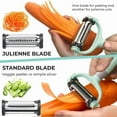 thumbnail image 5 of Vegetable Peeler Set 3 In 1 Potato Peelers Spin Blade Peeler, 5 of 6