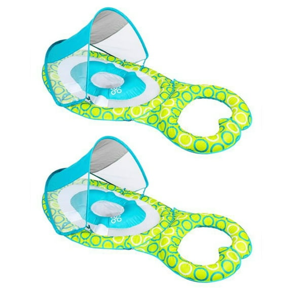 Swimways Mommy and Me Baby 9 to 24 Months Spring Float w/ Canopy (2 Pack)