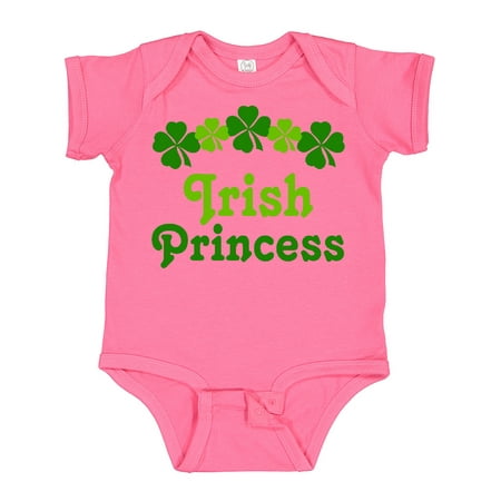 

Inktastic Irish Princess (clover) Girls Baby Bodysuit