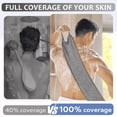 thumbnail image 4 of Bamboo Fiber Exfoliating Back Scrubber Towel, Dual-Sided Deep Clean Body Scrubber for Smooth Skin, 25-Inch Quick-Dry Washcloth, 4 of 5