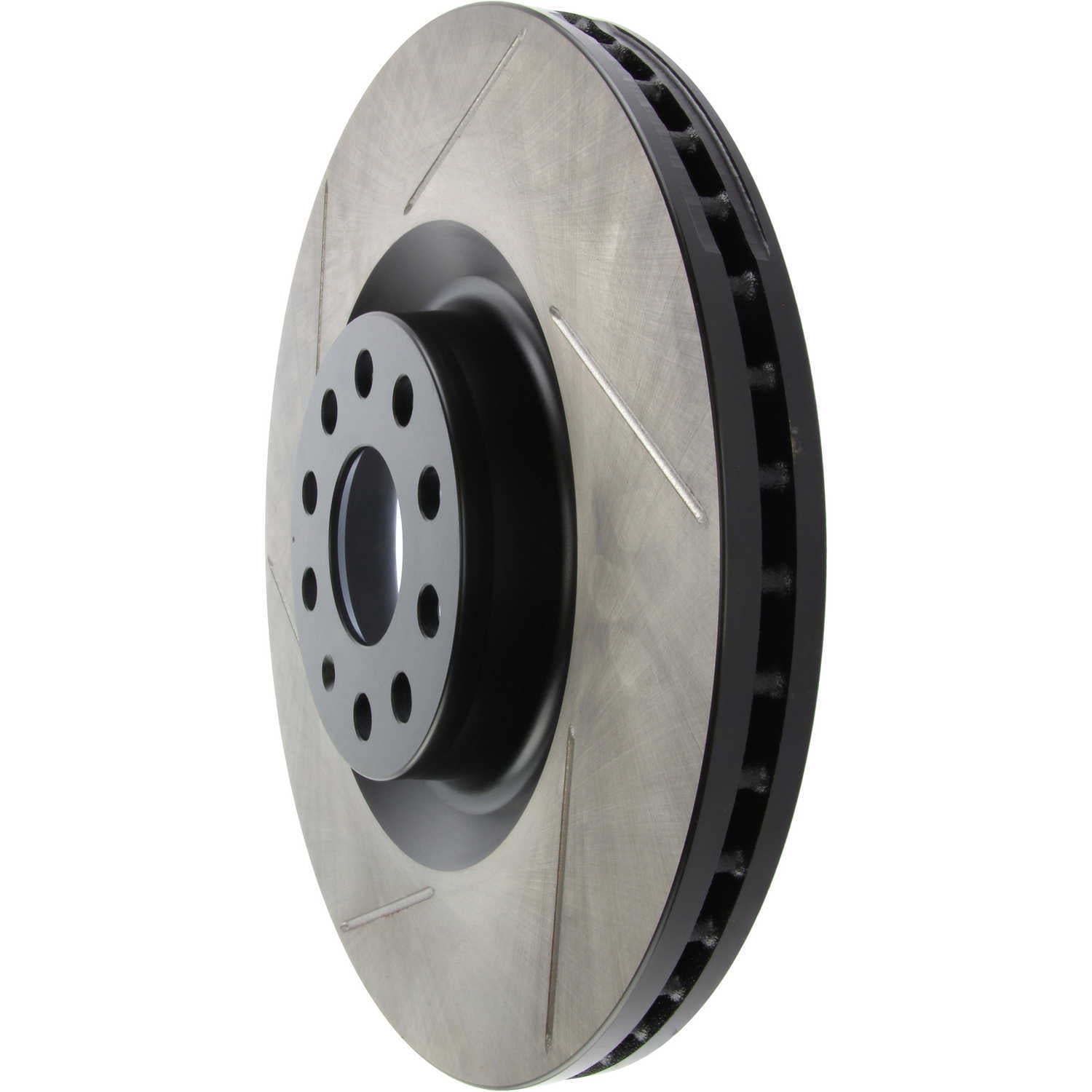 StopTech Power Slot 09 VW CC (Passat CC) / 06-09 Passat Front Right Slotted Rotor Fits select: 2008 VOLKSWAGEN R32, 2006-2008 VOLKSWAGEN PASSAT