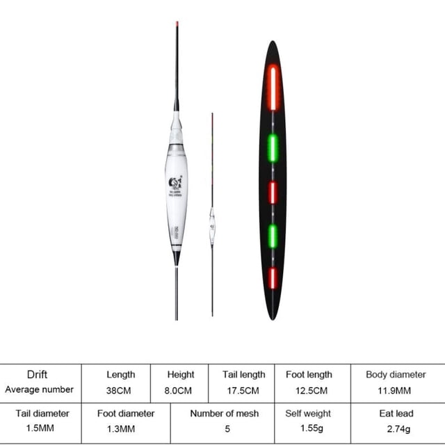 Greyghost Electronic Floats Night Fishing Floats Water Shadowless Floats