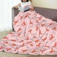 thumbnail image 6 of Fuzoiu Cartoon Lobsters 3 Print Ultra-Soft Micro Fleece Blanket,All Seasons Flannel Throw, Lightweight Blanket for Bed, Sofa, Couch, Movie Night, Camping, and Travel-60"x50", 6 of 7