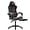 Brown, variant on OHAHO Gaming Chair Computer Chair with Footrest and Lumbar Support, Height Adjustable Game Chair with 360° Swivel Seat and Headrest and for Office or Gaming (Red)
