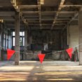 thumbnail image 2 of Pennant Safety Flags 30m Reflective Flagging Banner Warning Flags Marking Flags On String For Construction Sites Traffic Control Sporting Events, 2 of 7