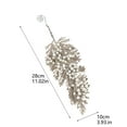 thumbnail image 3 of ZJNGJC Pearl Cypress Leaf Christmas Tree Ornament Irregular Shaped Pendants Coated Pearl Leaf Pendants Valentines Pearl Hanging Decor B, 3 of 4